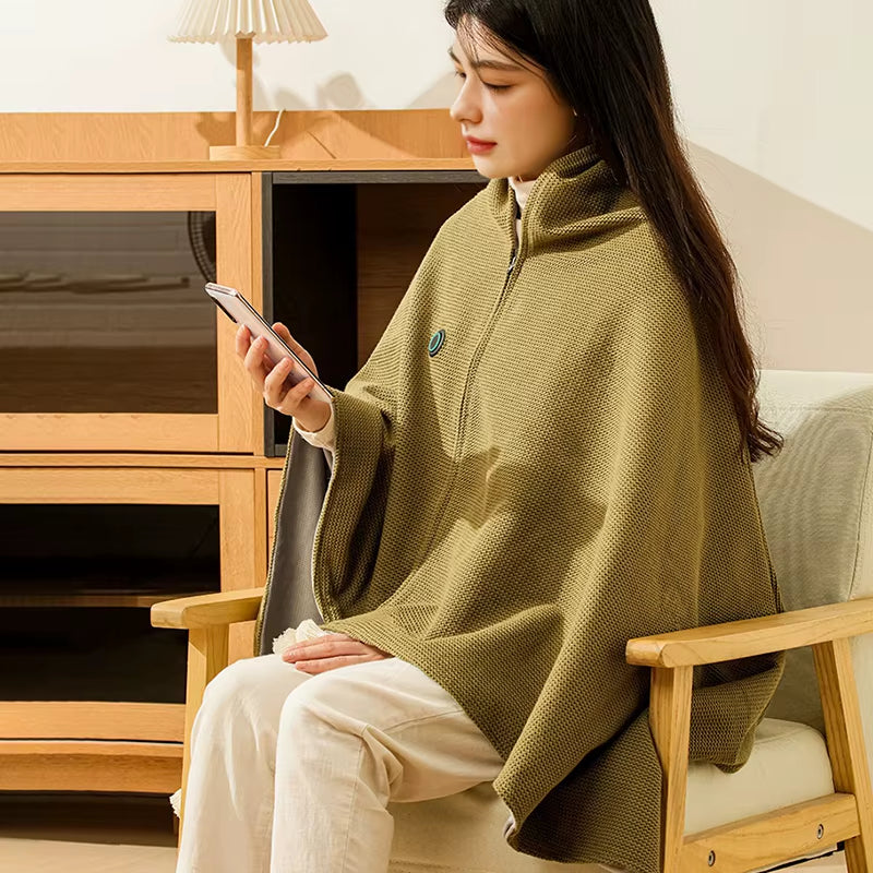 USB Electric Heated Blanket Portable Warm Blanket Washable Car Heating Blanket Winter Home Outdoor Camping Office Warm Blankets